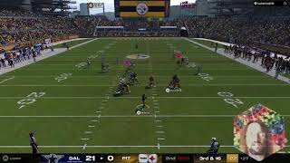 🪙Sunny hippies Video Games🏈 Steelers vs Random opponent Madden LETS GO [upl. by Milton433]