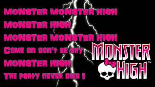 Monster HighFright Songlyrics [upl. by Wrightson]