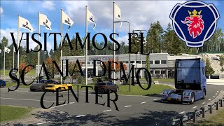 Euro Truck Simulator 2 150 Scania Demo Center en español [upl. by Aicnorev]