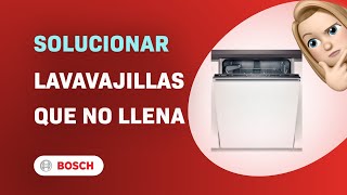 Cómo solucionar el lavavajillas Bosch SMV41D10EU que no llena agua [upl. by Meluhs460]