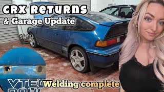 PROJECT CRX RUSTY UPDATE WHERE HAVE I BEEN HONDA’s UPDATED [upl. by Eymaj118]