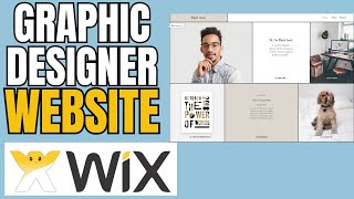 How To Create Graphic Designer Portfolio Website WIX [upl. by Namar244]