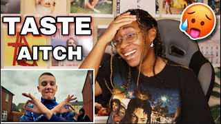 AMERICAN REACTS TO AITCH TASTE MAKE IT SHAKE FOR THE FIRST TIME 😳🥵  Favour [upl. by Let]