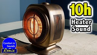 Intense Fan Heater Sound to Fall Asleep Deeply no ads Sleep Study Meditate White Noise ASMR [upl. by Beitnes344]