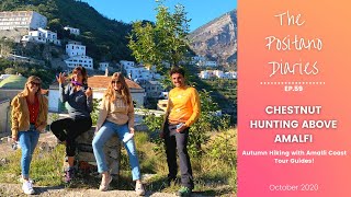 CHESTNUT HUNTING ABOVE AMALFI  The Positano Diaries  EP 59 [upl. by Joyan]