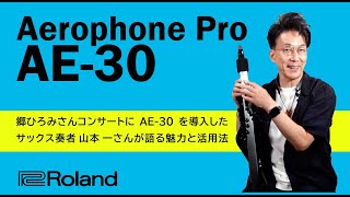 Roland Aerophone Pro AE30 プロが解説！郷ひろみさんのコンサートとエアロフォン [upl. by Flight]