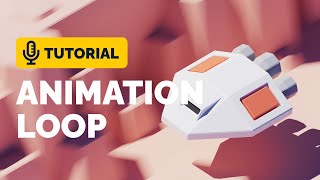 Blender 30 Spaceship Animation Loop Tutorial  Polygon Runway [upl. by Buderus561]