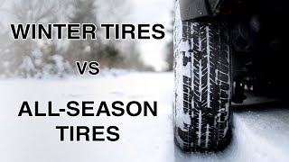 Winter Tires vs AllSeason Tires [upl. by Nylave]