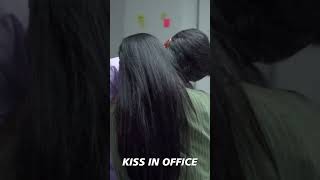 Couple kiss  kiss your Girlfriend  Kissing in office  Abhishek kapoor  Twarita  shorts kiss [upl. by Landmeier]