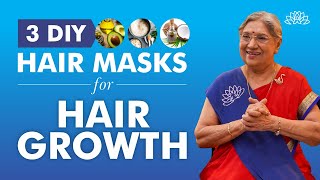 3 DIY Natural Hair Masks  Easy And Effective Homemade Hair Mask  Hair Nourishment  Dr Hansaji [upl. by Penrose]