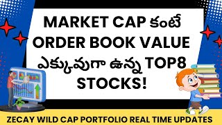 Top 8 stocks with order book value higher than market cap [upl. by Nolahs631]