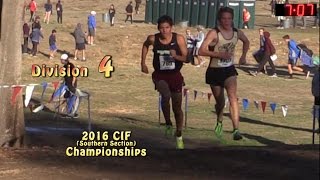 2016 XC  CIFss Finals 1 Div 4 Men [upl. by Bartholomeus]