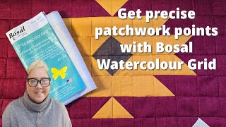 Bosal Watercolour Grid Tutorial by Tracy Perks Quilt Pattern Designer [upl. by Lebar282]