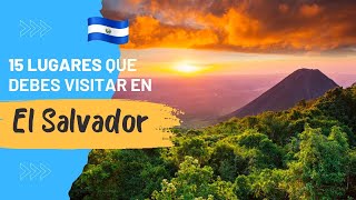 EL SALVADOR 🇸🇻 13 Destinos que DEBES VISITAR ❤️🤞🏻 [upl. by Janeczka105]