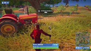 Fortnite  Kill Spree 10 Bodies but Crown Daredevil [upl. by Akimak]