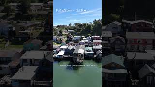 Palafitos  Chiloé 4k drone chile chiloé castrochiloe dji [upl. by Aleehs]