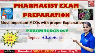 Alkaloidsi  Pharmacognosy MCQS WITH EXPLANATION [upl. by Esahc361]