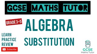 Substitution  Crossover Playlist  GCSE Maths Tutor [upl. by Varden]