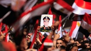 Egypts top general announces Morsi has been deposed [upl. by Joella]