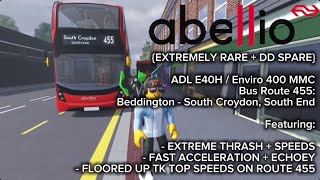 Roblox Croydon V131  Bus Route 455  ADL Enviro 400 Hybrid MMC  2584 YY67GZE Aballio London [upl. by Eislel]