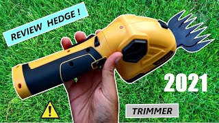 EVEAGE Light Duty Cordless Grass Shears Hedge Trimmer 2 in 1 for Garden  REVIEW [upl. by Adnale]