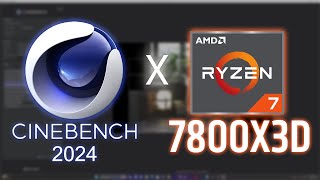 RYZEN 7 7800X3D  CINEBENCH 2024  CPU TESTS [upl. by Kassia]