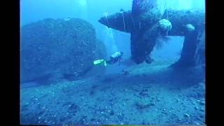 Dive the wreck of IJN battleship Nagato Bikini Atoll Marshall Islands [upl. by Esmerelda]