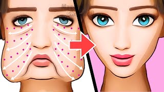 12mins Full Face Lift Massage For Beginners Get Younger Glowing Skin AntiAging [upl. by Ahsela]