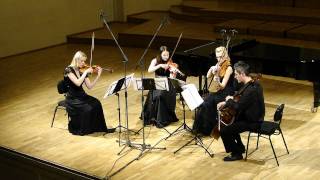 Prezioso Quartet quotLivequot  PVasks String Quartet No4 I [upl. by Barret]