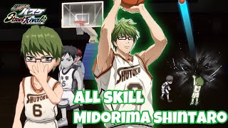 MIDORIMA SHINTARO All Skill  Kuroko no Basket Street Rivals 綠間真太郎 技能展示！ 黑子的籃球SR 日服 手游 [upl. by Ydeh468]