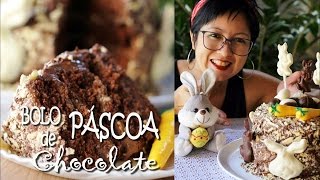 BOLO ESPECIAL DE CHOCOLATE  DELÍCIAS DE PÁSCOA  DIKA DA NAKA [upl. by Nylasor671]