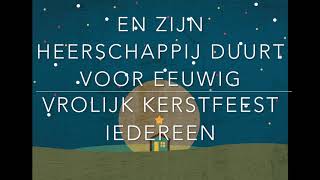 Vrolijk Kerstfeest iedereen  lyric video [upl. by Ylrehc]