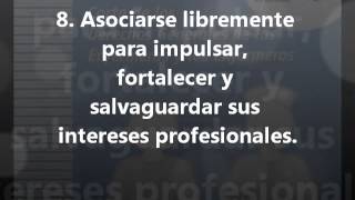 CARTA DE LOS DERECHOS DE LAS ENFERMERAS Y ENFERMEROS MENSAJE PARA SOCIAS ANCAM [upl. by Luce]