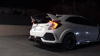 Honda Civic Type R FK8 Milltek Race Exhaust  Cold Start  Milltek Catback non Resonated [upl. by Appledorf896]