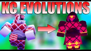 NEW ALL KING CRIMSON EVOLUTIONS  SHOWCASE  Stands Awakening  Roblox [upl. by Enaz]