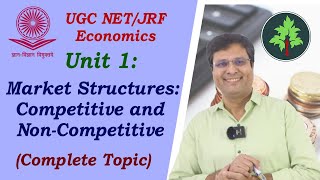 Unit 15 Market Structures competitive and noncompetitive UGC NET Economics in Hindi complete [upl. by Obed]