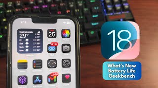 iOS 18 Beta 4 New Features Battery Life amp Geekbench Score [upl. by Ordnassela450]