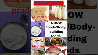 Body building foods🍗Grow foods shorts foodworld foodfacts [upl. by Aicile]