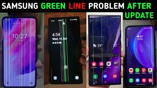 Samsung Phones Green Line After Update  One Ui 61 Update  How to Fix Green Line Problem [upl. by Ahsenik910]