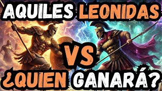 🔱 Batalla Épica Aquiles vs Leónidas  Un Duelo de Héroes Inmortales ⚔️🔥 videoviral curiosidades [upl. by Datha445]