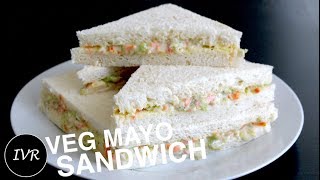 Mayonnaise Sandwich Recipe  Veg Mayo Sandwich  Easy amp Quick Mayo Sandwich  Sandwich Recipe [upl. by Hairim]