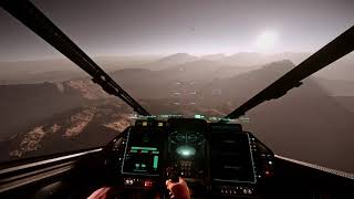 Chill  Star Citizen decoupled unlim low fly  2K Tobii5 [upl. by Ahselat]