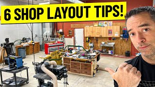 6 Tips For a Better Shop Layout shoptour [upl. by Oiluarb]