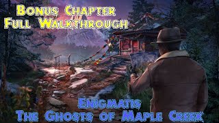 Lets Play  Enigmatis  Ghosts of Maple Creek  Bonus Chapter Full Walkthrough [upl. by Ennaeed105]