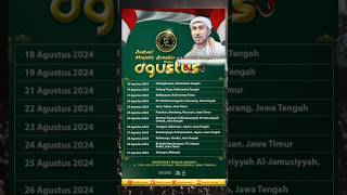 Info jadwal Azzahir 1831 Agustus 2024 azzahir habibbidinassegaf majelisazzahir sholawat fyp [upl. by Yauqram]