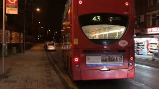 06 Reg  Metroline Route 43 to Friern Barnet Enviro 400 LK06 FLA TE687 [upl. by Nitsir]