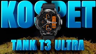 KOSPET TANK T3 ULTRA Smartwatch  Affordable Rugged amp Impressive [upl. by Euqinad]