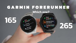 Garmin Forerunner 165 vs 265  Which one should you get [upl. by Madden173]