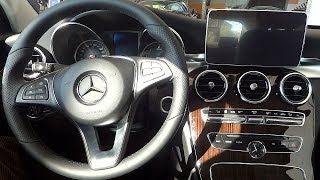 Mercedes CKlasse 2014  new C220 in Detail Interior  Review [upl. by Benisch]