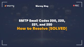 SMTP Email Codes 200 220 221 and 250  How to Resolve SOLVED [upl. by Leak]